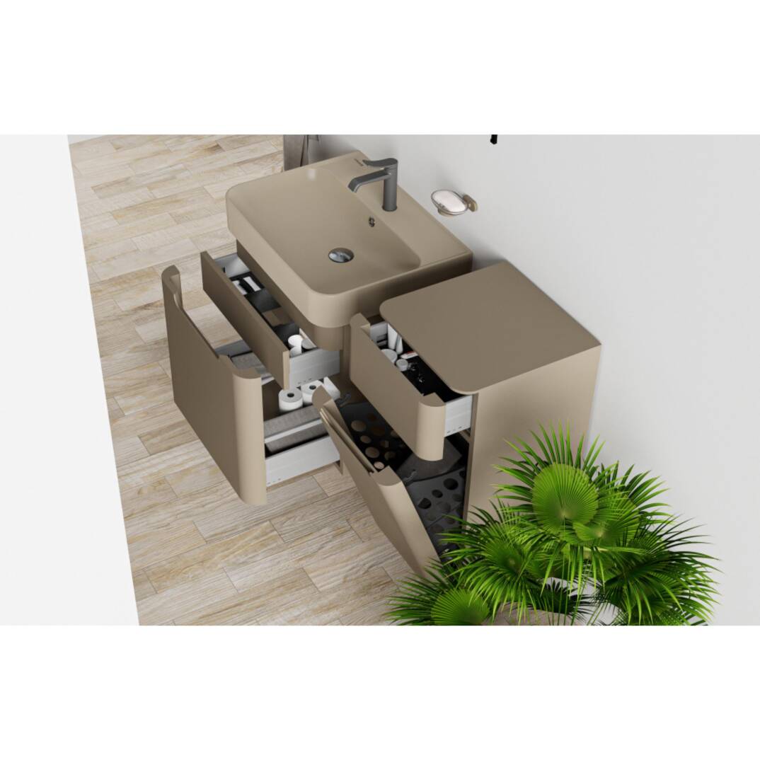 Colorit Çamaşır Sepetli Boy Dolabı - 3