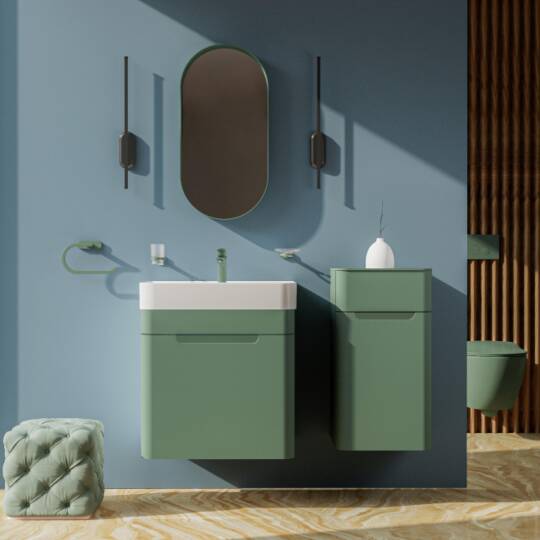 Colorit Çamaşır Sepetli Boy Dolabı - 5