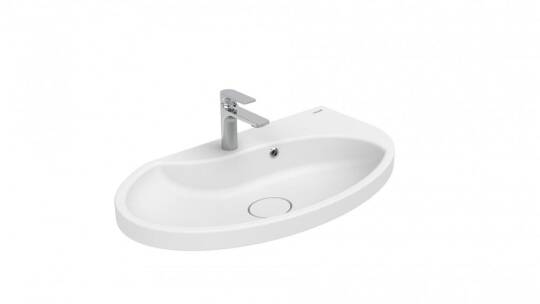Creavit Aqua Pura Tezgah Üstü Lavabo Beyaz 80cm - 2
