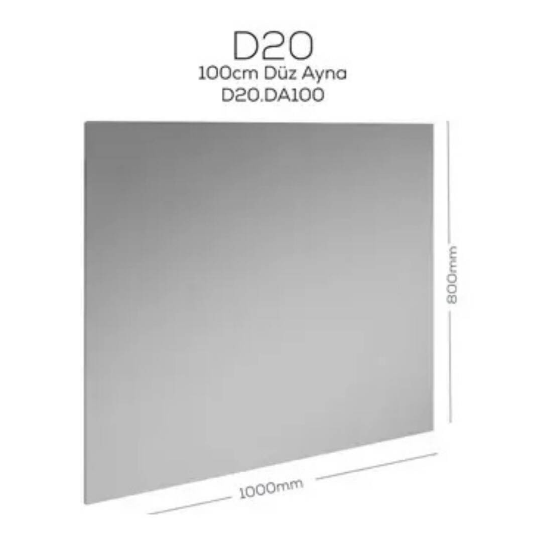 Creavit D20 Düz Ayna 100x80cm - 1