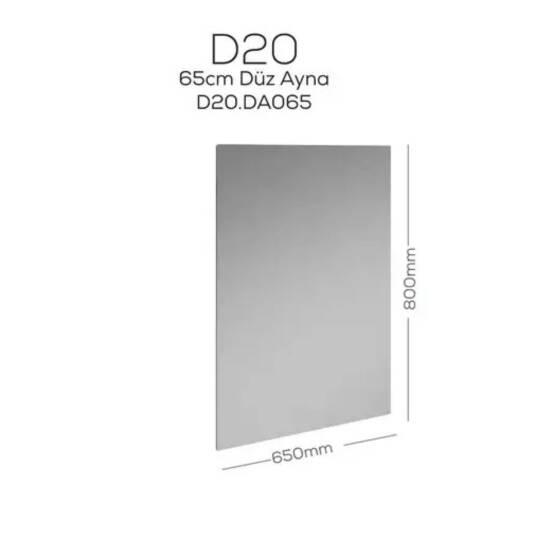 Creavit D20 Düz Ayna 65x80cm