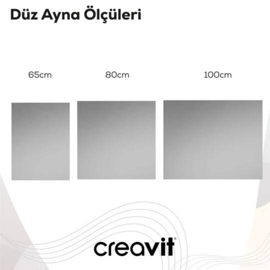 Creavit D20 Düz Ayna 65x80cm - 3