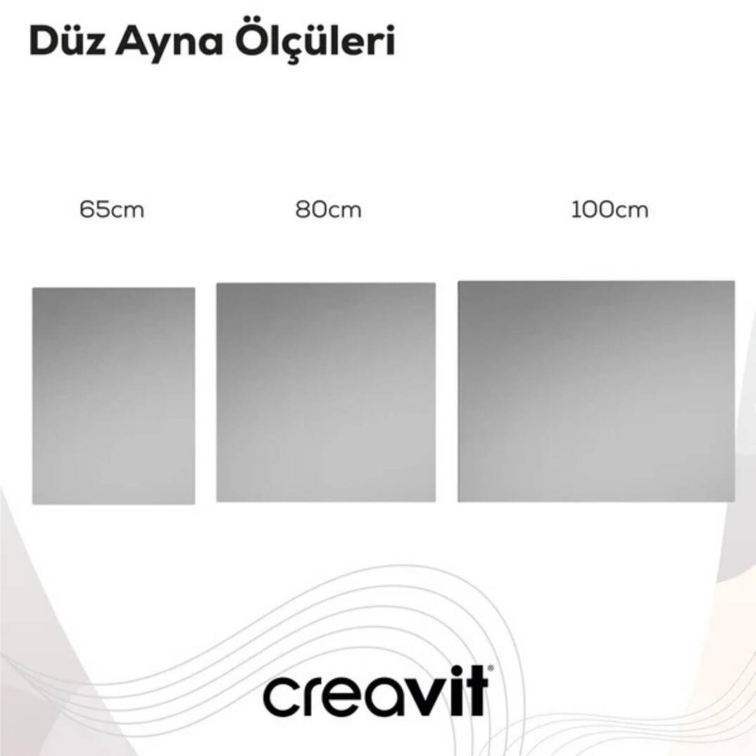 Creavit D20 Düz Ayna 65x80cm - 3