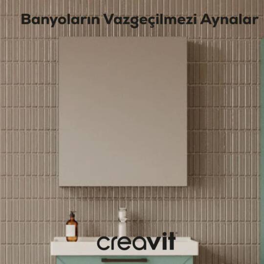 Creavit D20 Düz Ayna 80x80cm - 2