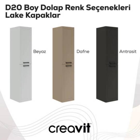 Creavit D20 Sağa Açılır Boy Dolabı Dafne - 3