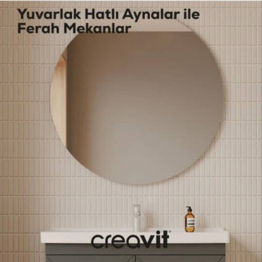 Creavit D20 Yuvarlak Ayna 100cm - 2