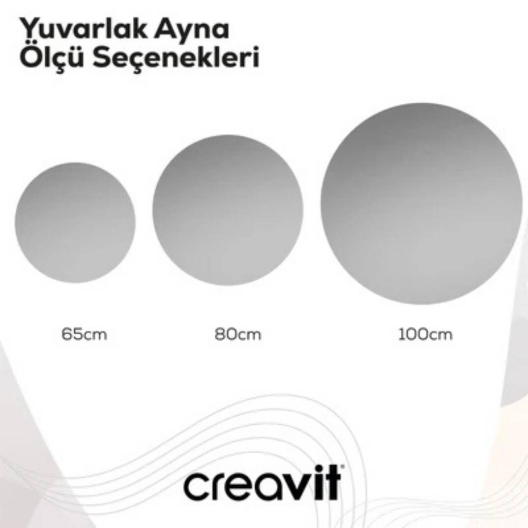 Creavit D20 Yuvarlak Ayna 65cm - 3