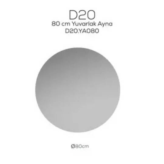 Creavit D20 Yuvarlak Ayna 80cm