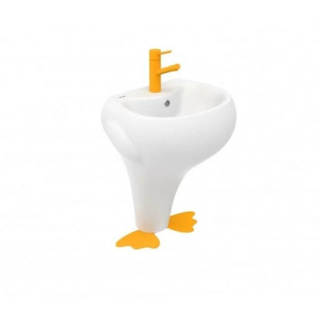 Creavit Ducky Lavabo Beyaz 40x52cm - 1