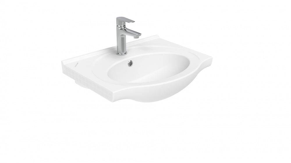 Creavit Etol Etajerli Lavabo Beyaz 55cm - 1