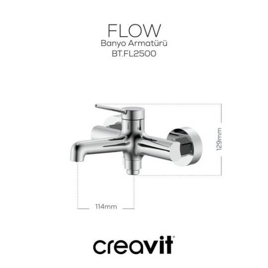 Creavit Flow Banyo Armatürü - 2