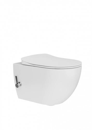 Creavit Free Asma Klozet Entegre Taharet Musluklu (Soğuk) Beyaz - 2