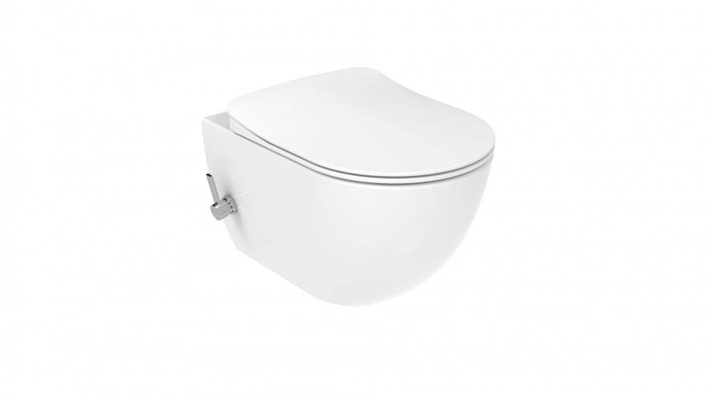 Creavit Free Asma Klozet Entegre Taharet Musluklu (Soğuk) Beyaz - 3