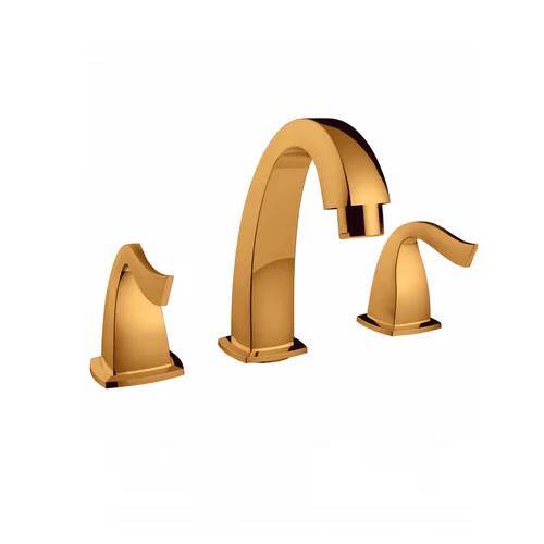 Creavit Giza Lavabo Armatürü Altın 3 Delikli Sifonlu - 1