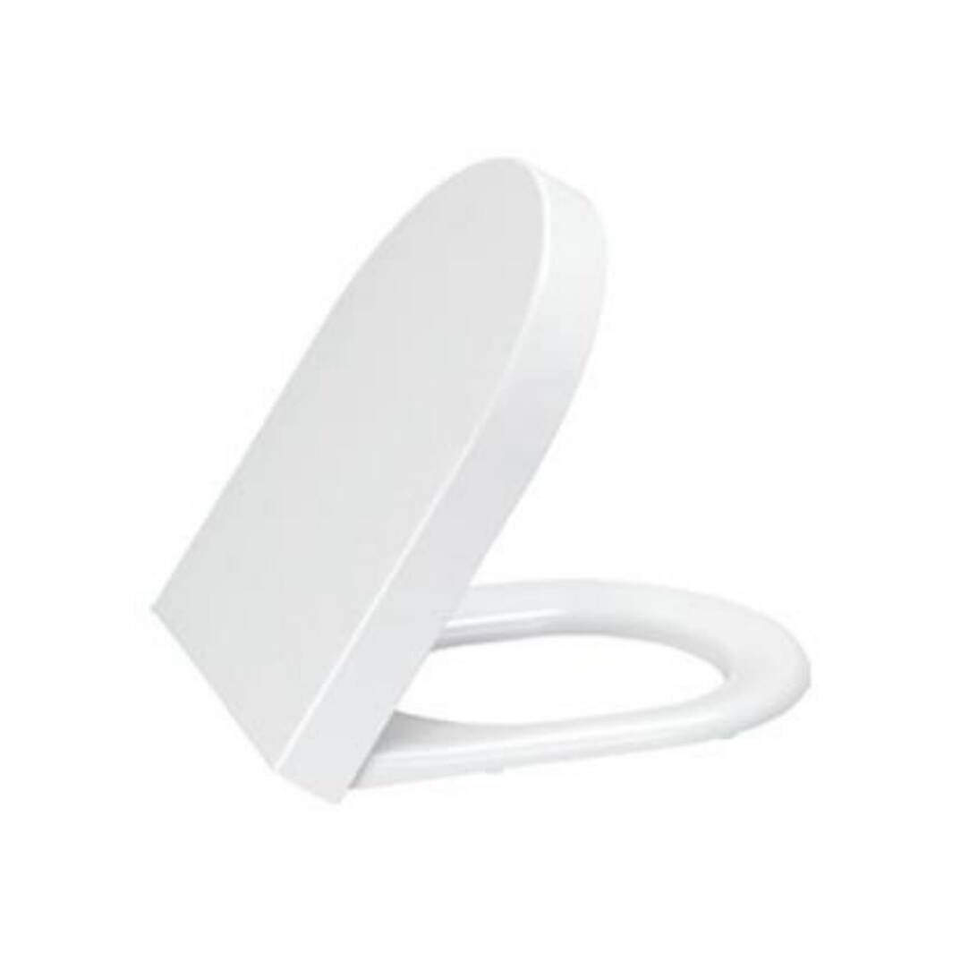 Creavit Hisar Duroplast Metal Menteşeli Klozet Kapağı Beyaz - 1