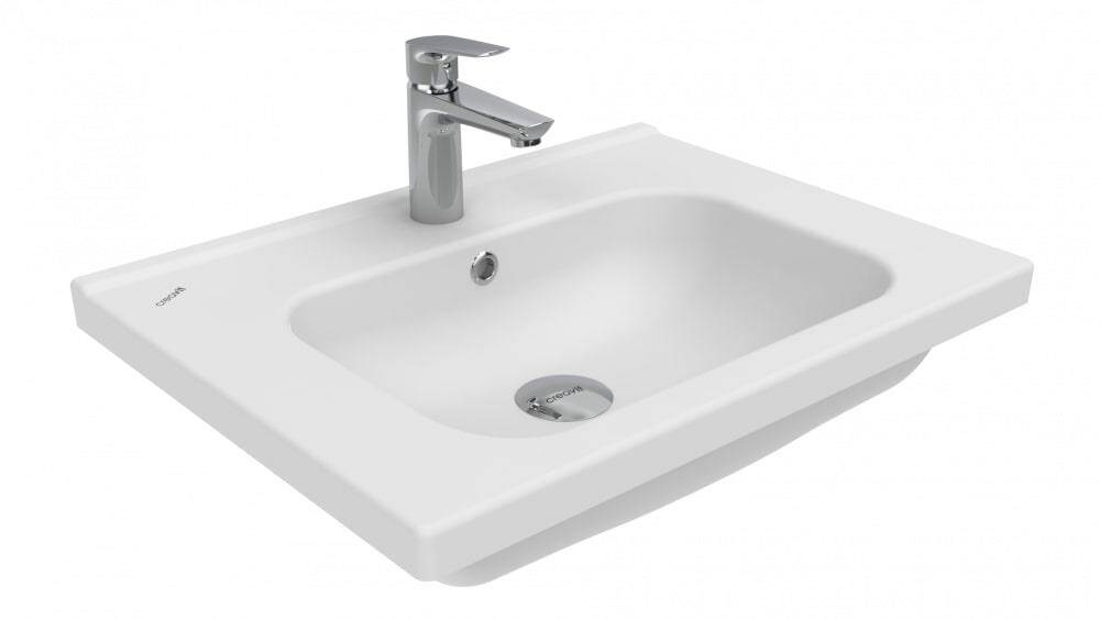 Creavit İdeal Etajerli Lavabo Beyaz 60 cm - 1