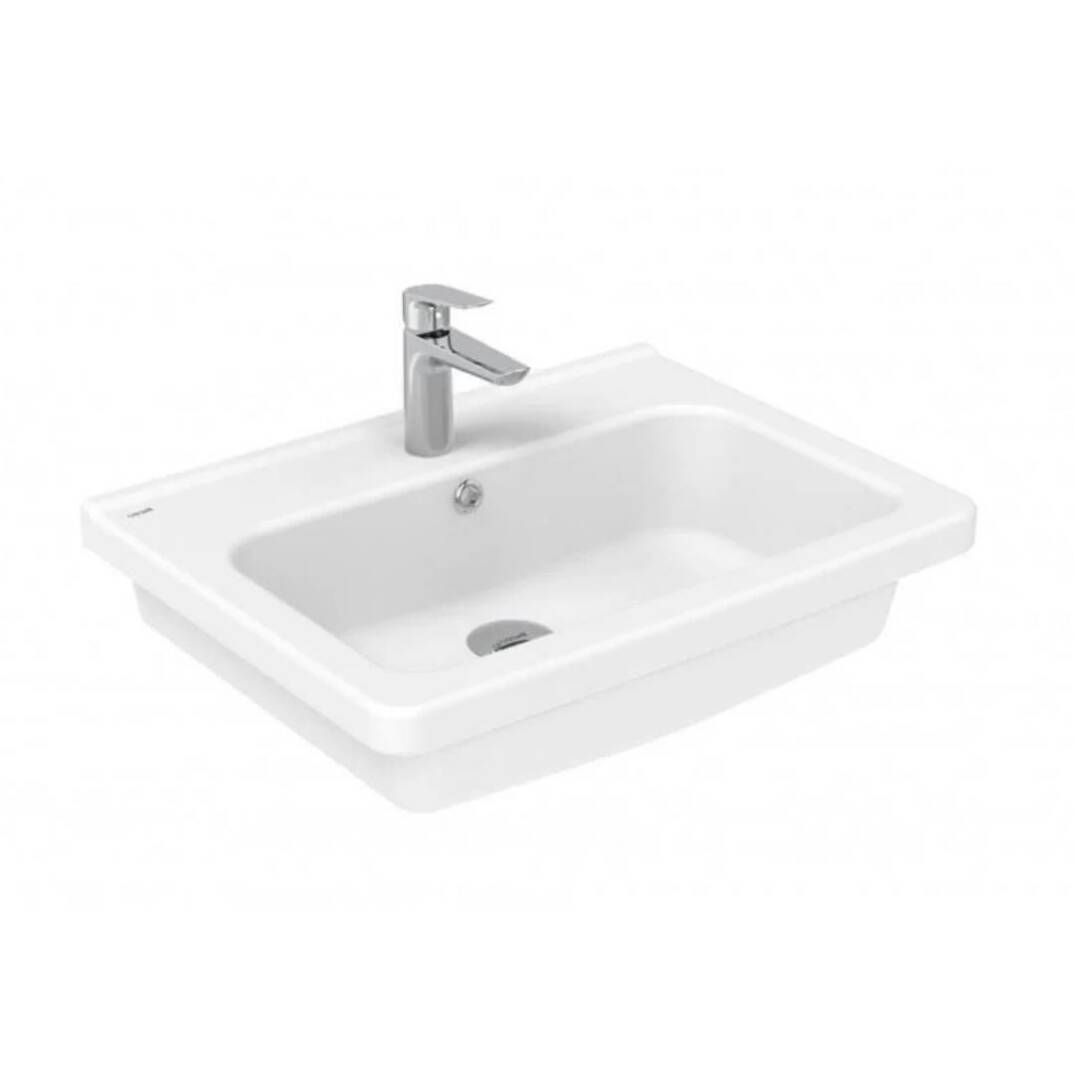 Creavit İpek Etajerli Lavabo Beyaz 60 cm - 1