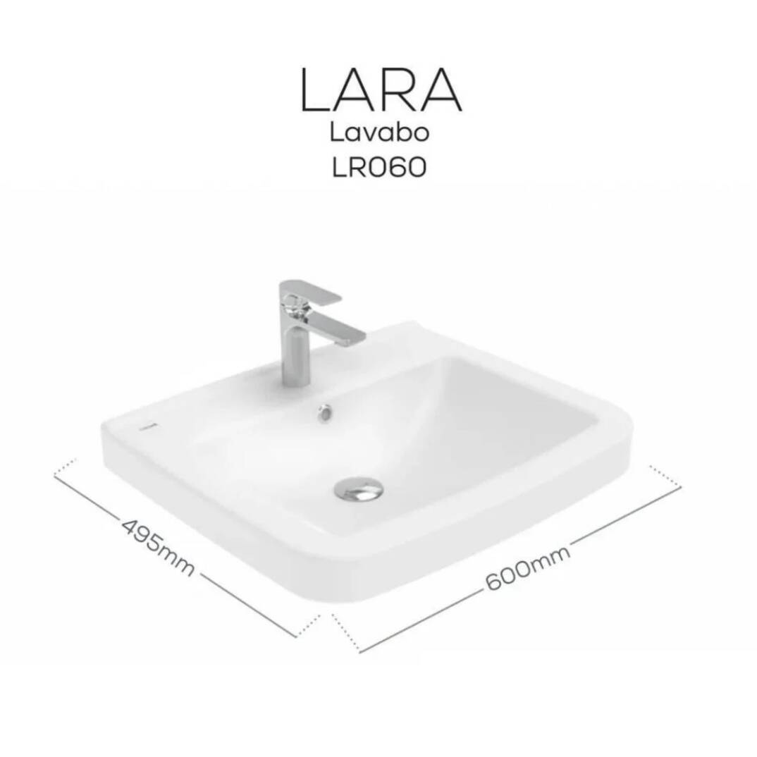 Creavit Lara Lavabo Beyaz 60cm - 2