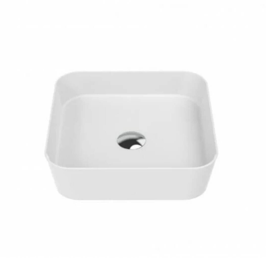 Creavit LOOP Masa Üstü İnce Lavabo Beyaz 40cm - 1