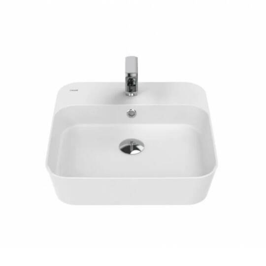 Creavit LOOP Masa Üstü İnce Lavabo Beyaz 45cm