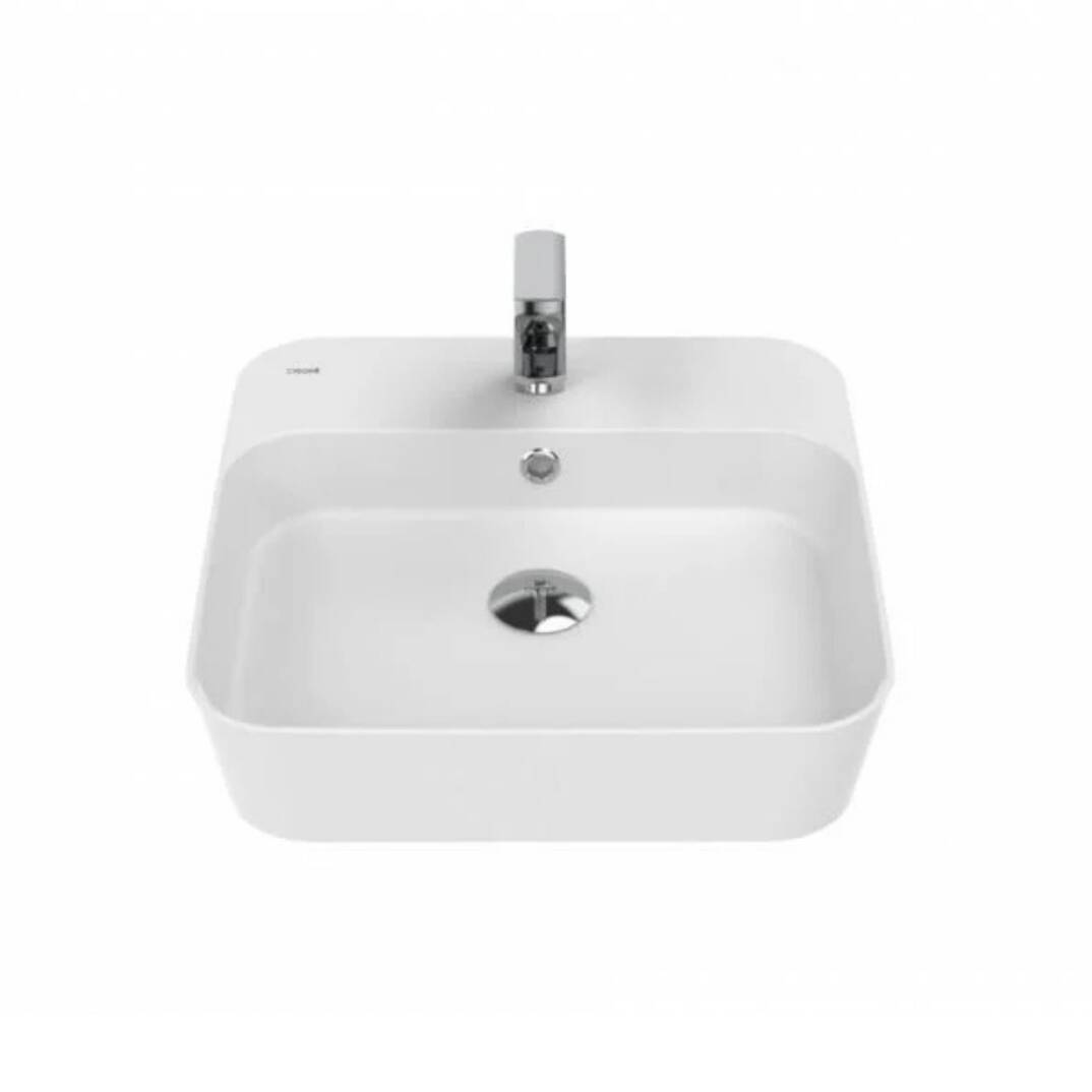 Creavit LOOP Masa Üstü İnce Lavabo Beyaz 45cm - 1