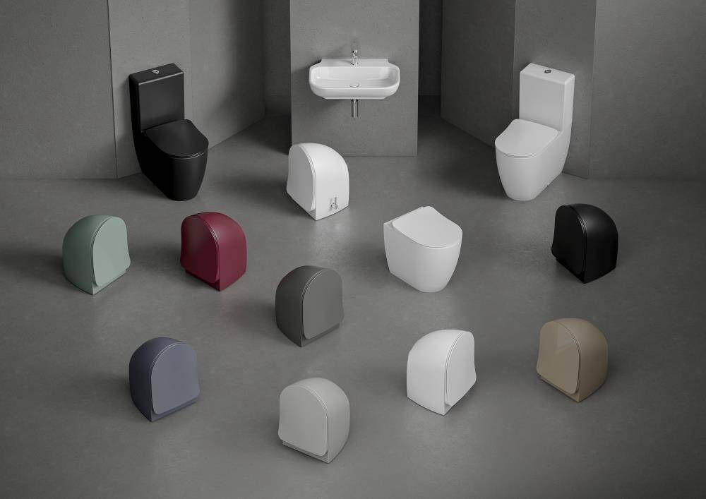 Creavit Rim-Off Asma Klozet Basalt Mat - 3