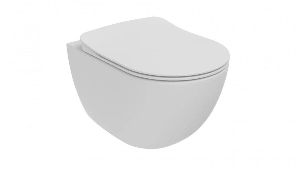 Creavit Rim-Off Asma Klozet Beyaz Mat - 3