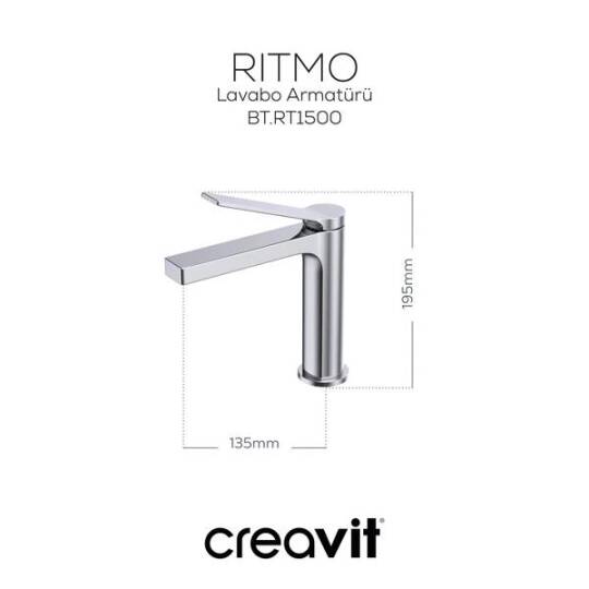 Creavit Ritmo Lavabo Armatürü - 2