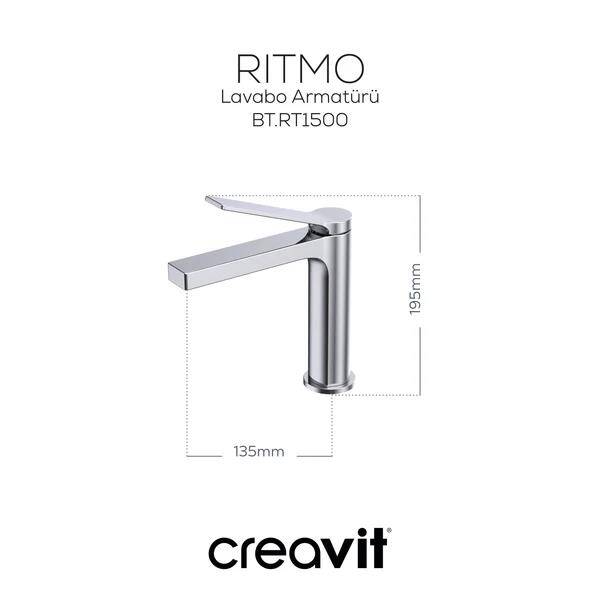 Creavit Ritmo Lavabo Armatürü - 2