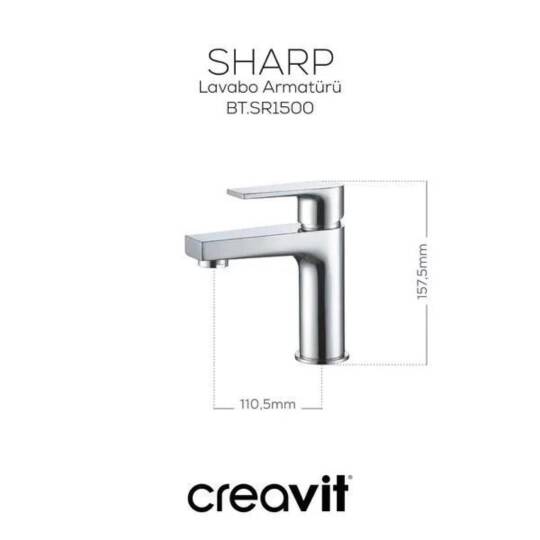 Creavit Sharp Lavabo Armatürü - 2