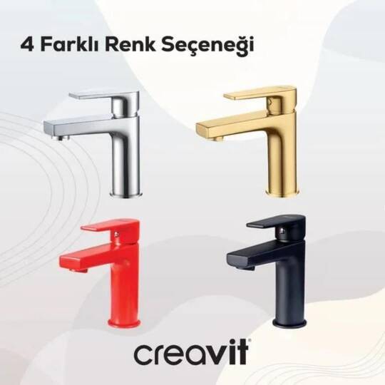 Creavit Sharp Lavabo Armatürü - 4