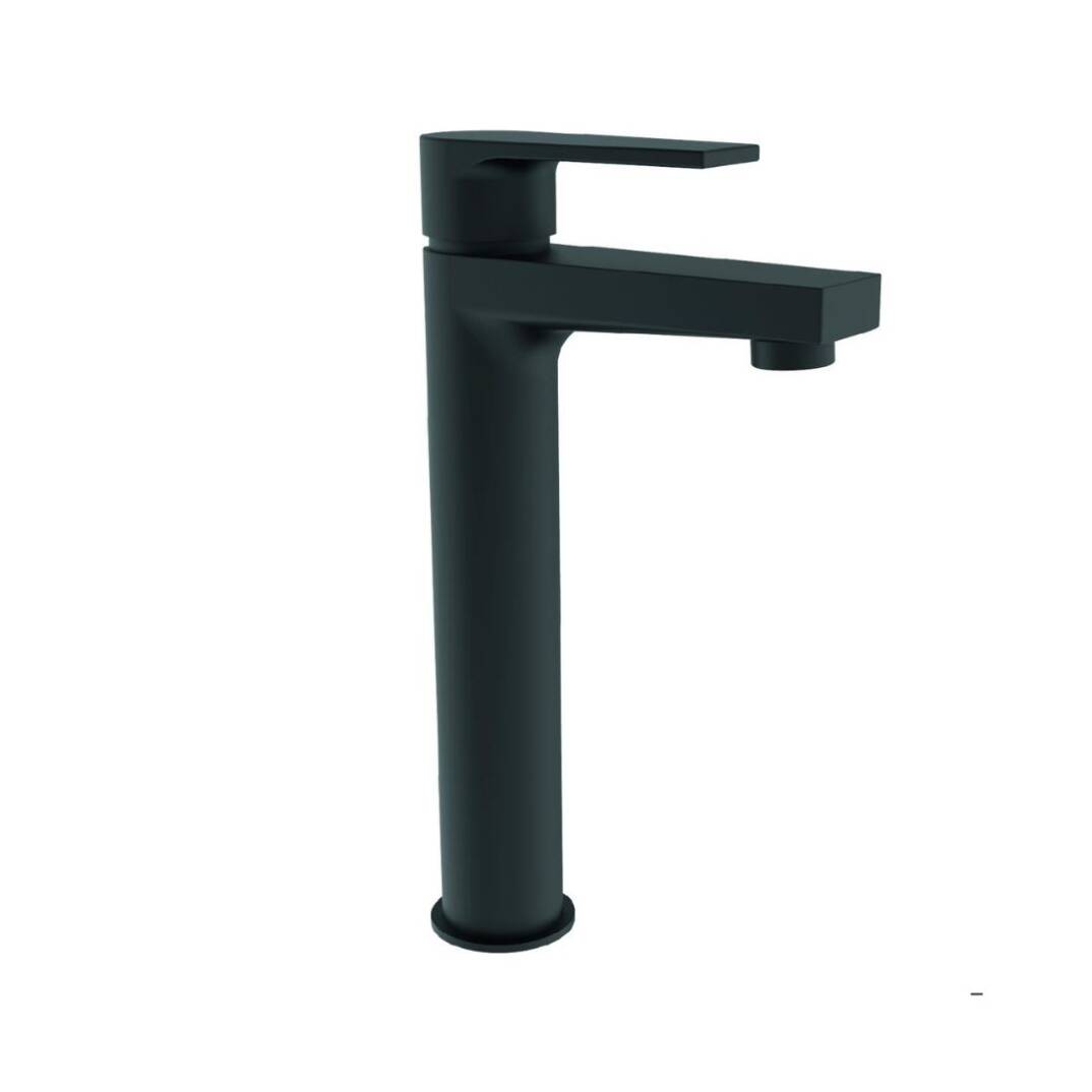 Creavit Sharp Uzun Lavabo Armatürü Mat Siyah - 1