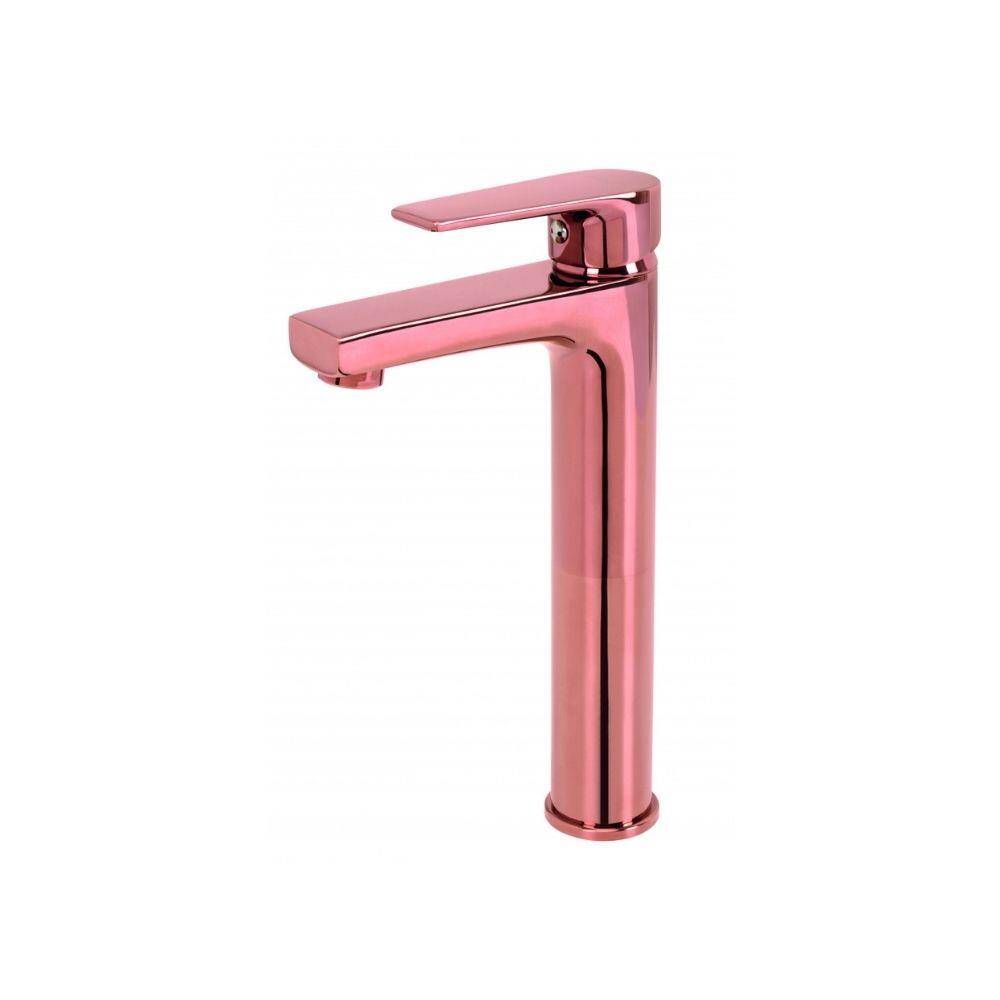 Creavit Sharp Uzun Lavabo Armatürü Rose Gold - 1