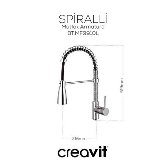 Creavit Spiralli Mutfak Armatürü - 2