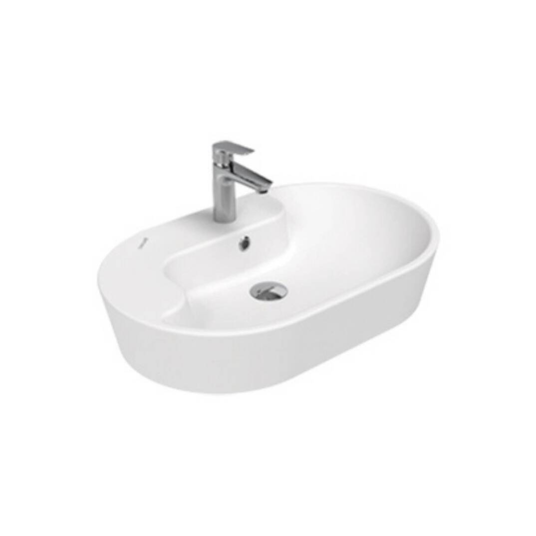 Creavit Topic Tezgah Üstü Çanak Lavabo Beyaz 70cm - 1