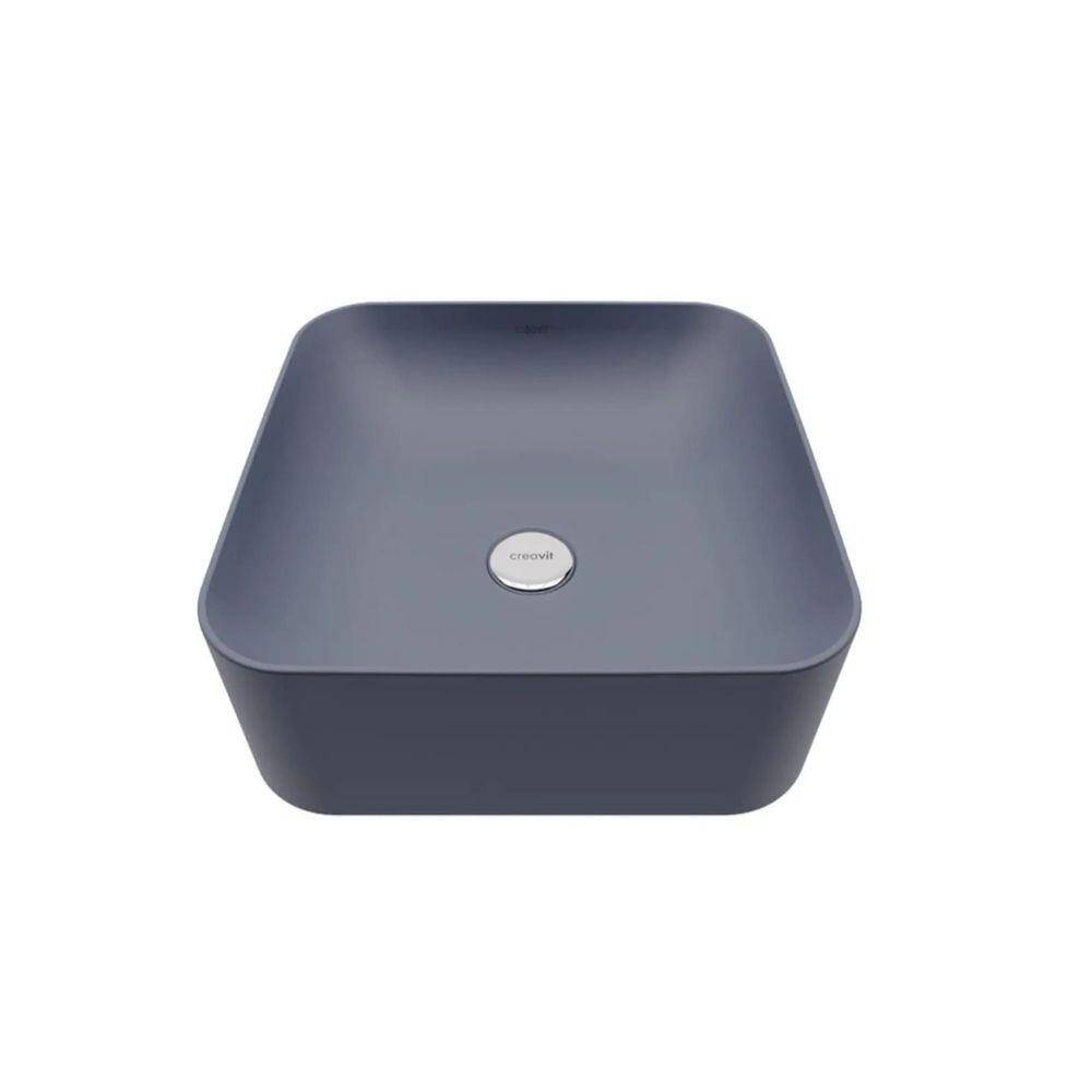 Creavit Ultra Kare Çanak Lavabo Basalt Mat 40cm - 2
