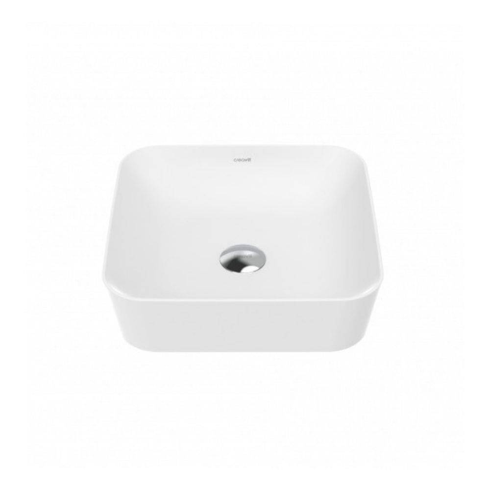 Creavit Ultra Kare Çanak Lavabo Beyaz 40cm - 2