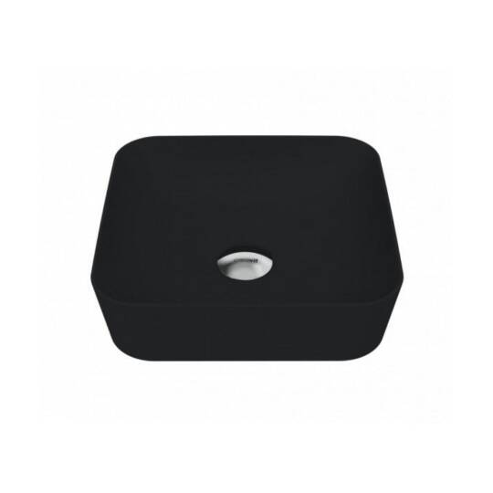 Creavit Ultra Kare Çanak Lavabo Siyah Mat 40cm